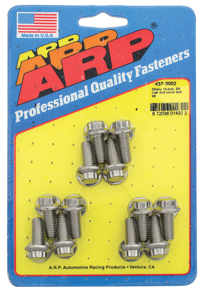 Bolts, Rear End Cover, ARP Stainless 12point, 12Bolt Rear End
