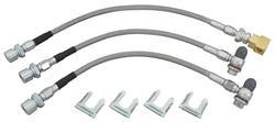 Brake Hoses, Disc, 1964-65 A-Body w/Single Piston Calipers, Stainless Steel