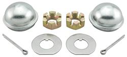 Spindle Axle Nut And Cap Set, 1-25/32" Dust Caps