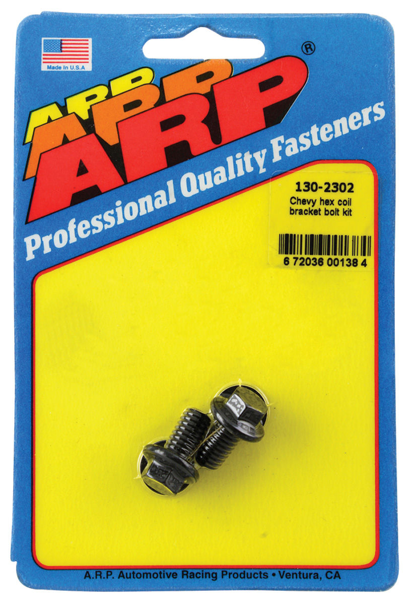 Bolts, Coil Bracket, ARP, Black, Hex Head