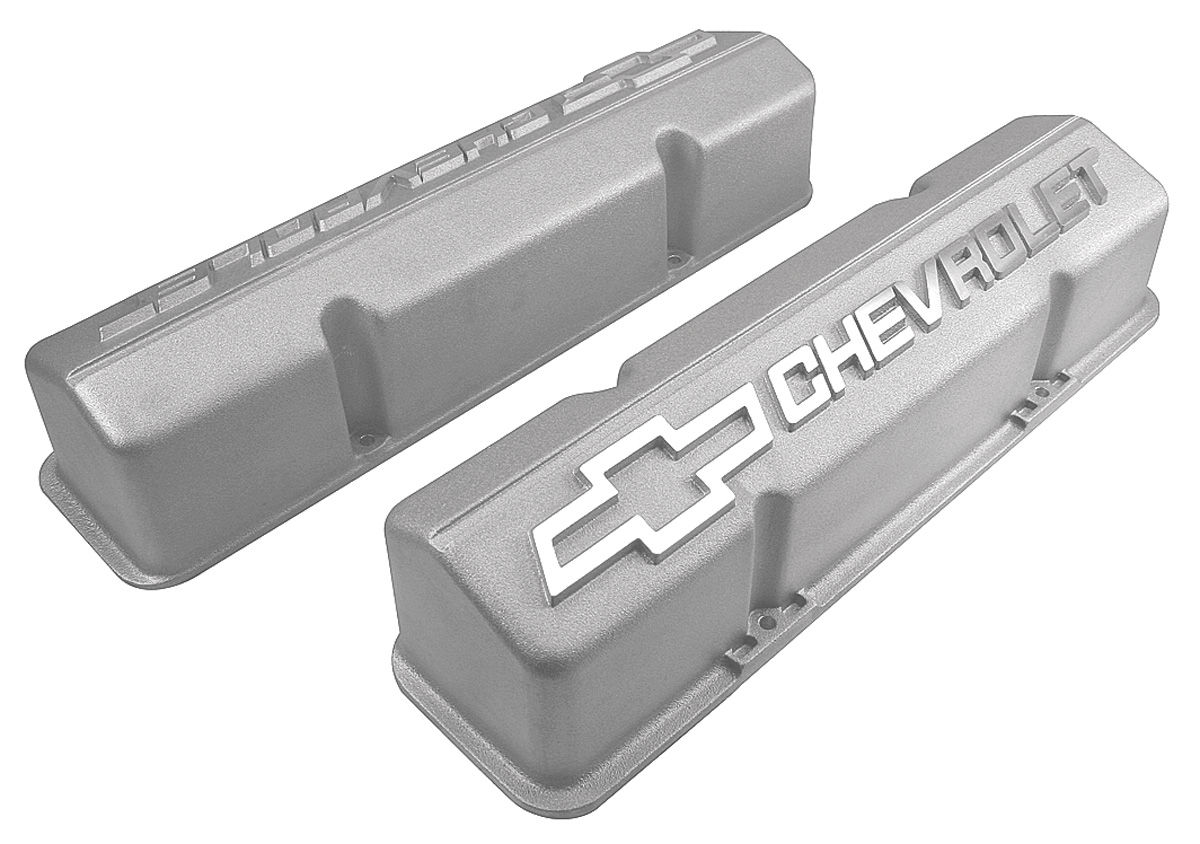 GM Performance Parts Valve Covers, Aluminum, GM, Small Block Chevrolet