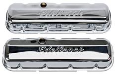 Valve Covers, Edelbrock Signature, Chevrolet BB, 2.6" Short