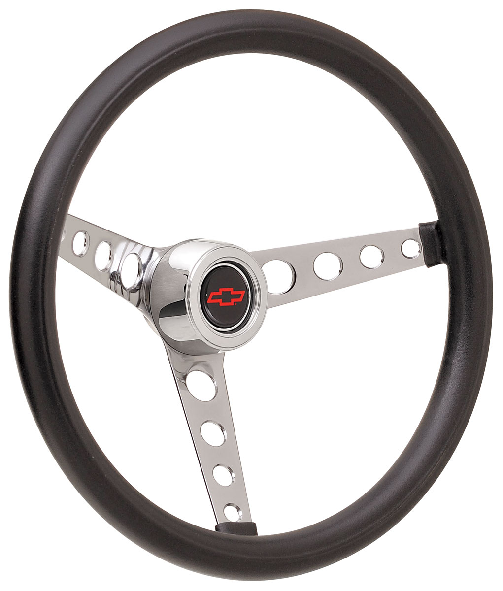 GT Performance Steering Wheel Kit, 6769 Chevrolet, Classic Foam, Hi Rise Cap, Red Bowtie