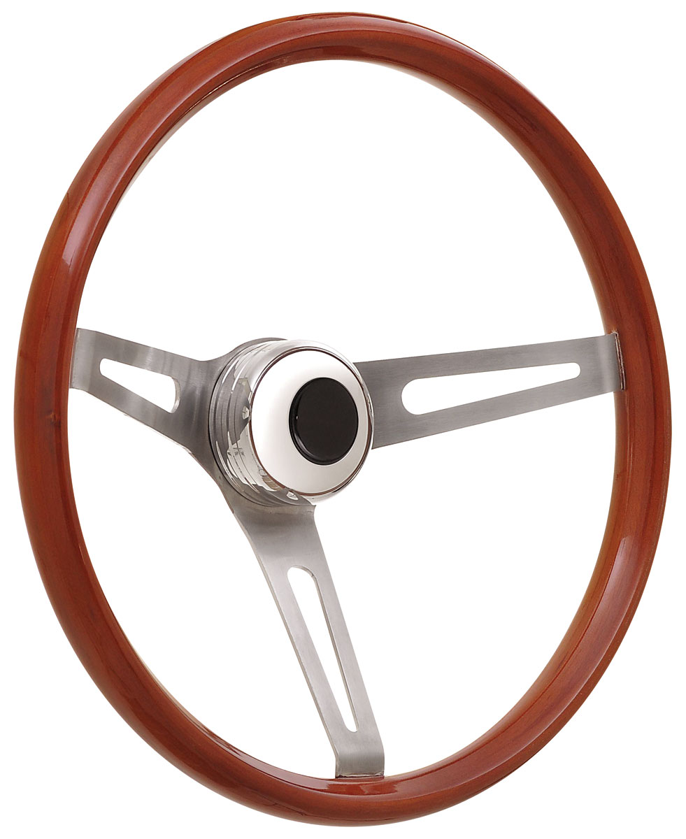 GT Performance Steering Wheel Kit, 6989 GM, Retro Wood, Tall Cap