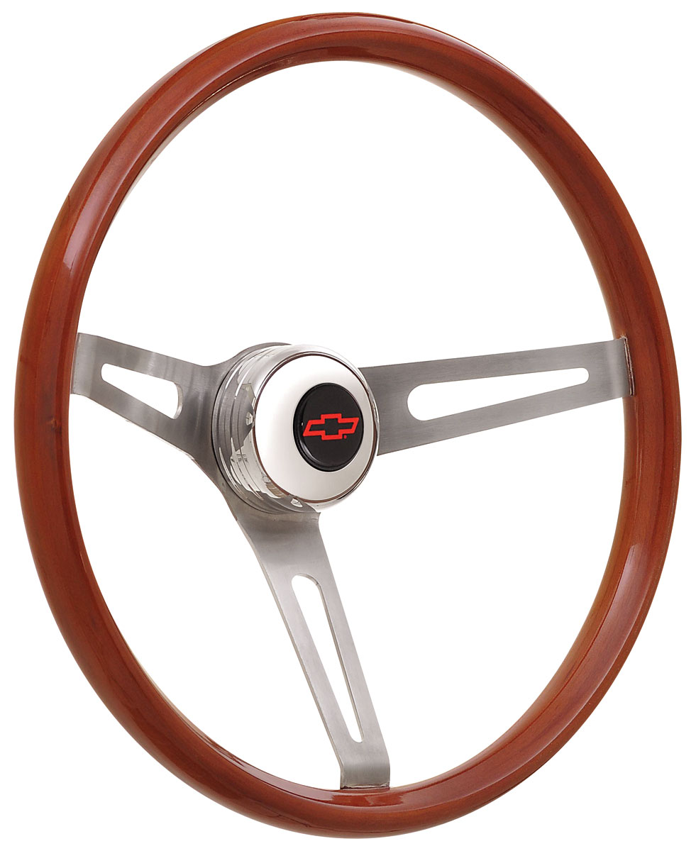 GT Performance Steering Wheel Kit, 6988 Chevrolet, Retro Wood, Tall