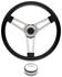 Steering Wheel Kit, 69-88 Chevy, Sym Foam, 1.5, Tall Cap, Plain, Engraved Bowtie