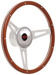 Steering Wheel Kit, 67-69 Chevrolet, Retro Cobra, Small Bowtie, Red