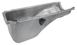 Oil Pan, 1965-90 Big Block Chevrolet, 4-Quart, Natural Finish