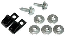 Heater Cover Hardware, 1964-72 A-Body/1966-72 Bonneville/Catalina/Grand Prix