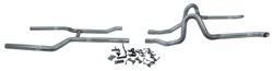 Exhaust Kit, Flowmaster, 1964-72 A-Body V8, 2-1/2" w/o Mufflers