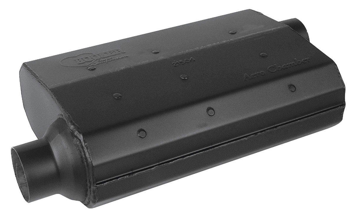 Muffler, Hooker Aero Chamber, 21/2", Offset