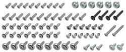 Screw Set, Interior, 1971-72 Chevelle 2-Door Coupe, 76pc