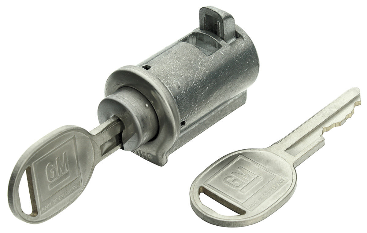 Lock, Console/Glove Box, 196168 GM, w/ Late Keys