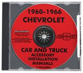 Accessory Parts & Installation Manual, Digital, 1960-66 Chevrolet