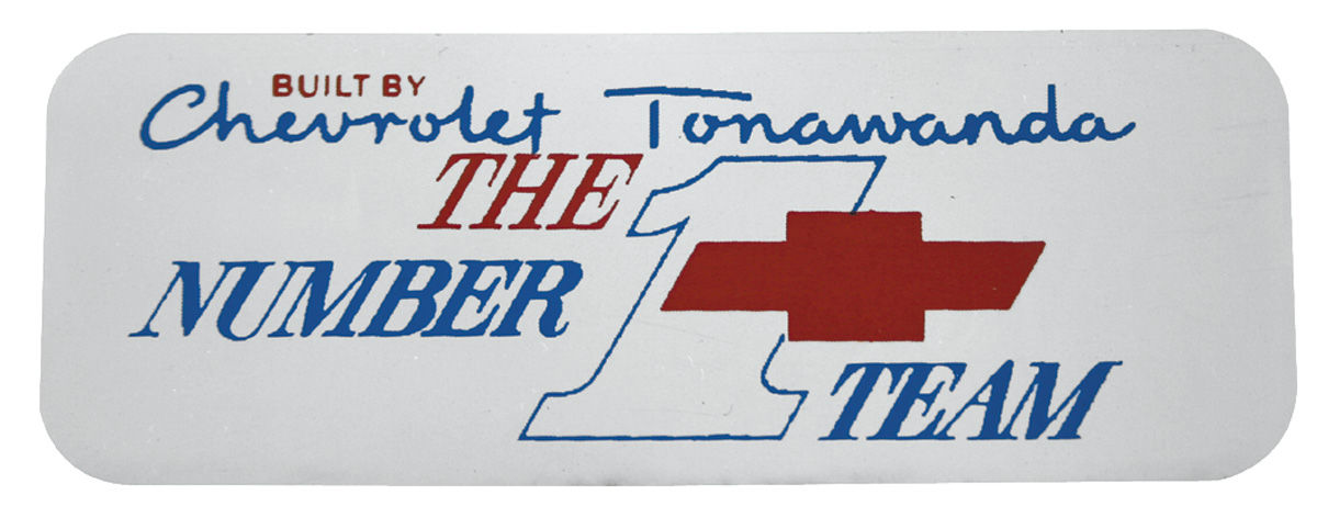 Decal, Valve Cover, Chevelle/El Camino, Tonawanda @ OPGI.com