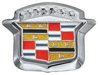 Lock Crest Emblem, Trunk, 1964-68 Cadillac, Complete