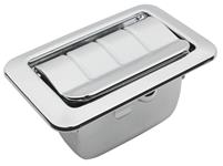 Ash Tray Cover, 1968-72 Chevy, 1968-69 Buick/Olds/Pont, Ribbed, 3-1/8" x 2"