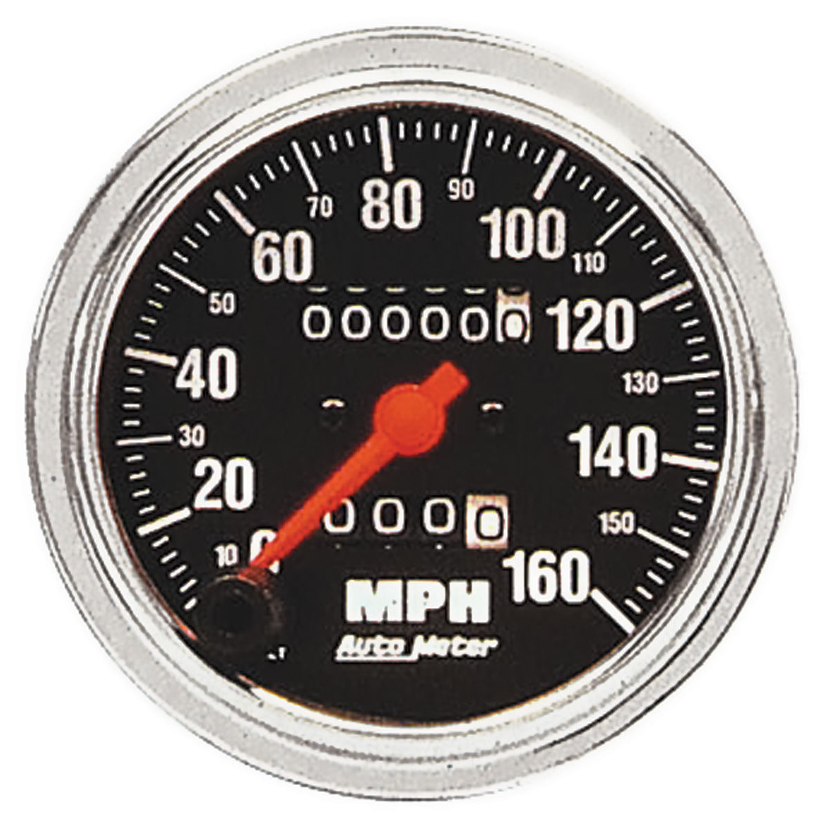 Autometer Gauge, Speedometer, Auto Meter, Traditional Chrome, 33/8