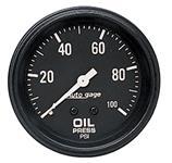 Gauge, Oil Pressure, AutoMeter, Mechanical, 2-5/8", 0-100PSI