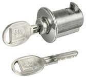 Lock Set, Console/Glove Box, 61-64 PON/64-67 GTO/54-72 Truck, Late Key