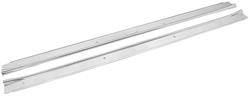 Sill Plates, Stainless Steel, 1964-67 A-Body, 2-Door w/o Ribs, Pair