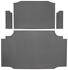 Trunk Mat, Vinyl, 1959 Bonneville Coupe/Convertible, Gray Houndstooth