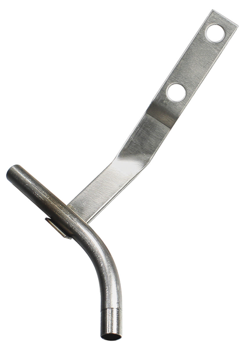 Dipstick Tube, Oil, 197277 Pontiac, InPan, Stainless, w/ Bracket