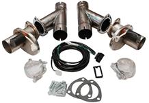 Exhaust Cut-Out Set, Electric, Dougs Headers, 2-1/2"