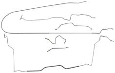 Brake Lines, Front/Rear, 1963-65 Riviera, Power Drum, 6 Lines
