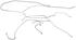 Brake Lines, Front/Rear, 1966 Riviera, Power Drum, 6 Lines
