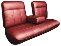 Seat Upholstery, Elk Grain, 1963 Cadillac, DeVille, Front Bench w/ Armrest