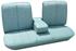 Seat Upholstery, Cologne Grain, 1966 Cadillac, DeVille, Front Bench w/ Armrest