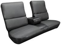 Seat Upholstery, Sierra Grain, 1970 Cadillac, Bench Front w/Armrest
