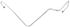 Fuel Line, Fuel Pump to Carburetor, 1969-70 Cadillac 472