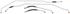Cooler Lines, Hydramatic Transmission, 1959-60 Cadillac w/AC, 4pc