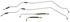 Cooler Lines, Hydramatic Transmission, 1959-60 Cadillac w/o A/C, 4pc