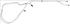 Cooler Lines, Transmission, 1972-78 Cadillac Eldorado, 2pc