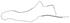 Fuel Line, Front/Rear, 1970-72 Monte Carlo, 3/8"