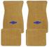 Floor Mats, Cutpile, 1974-77 Bowtie Logo, Front/Rear