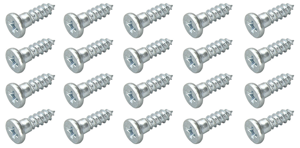 Window Molding Clip Screw Set of 20