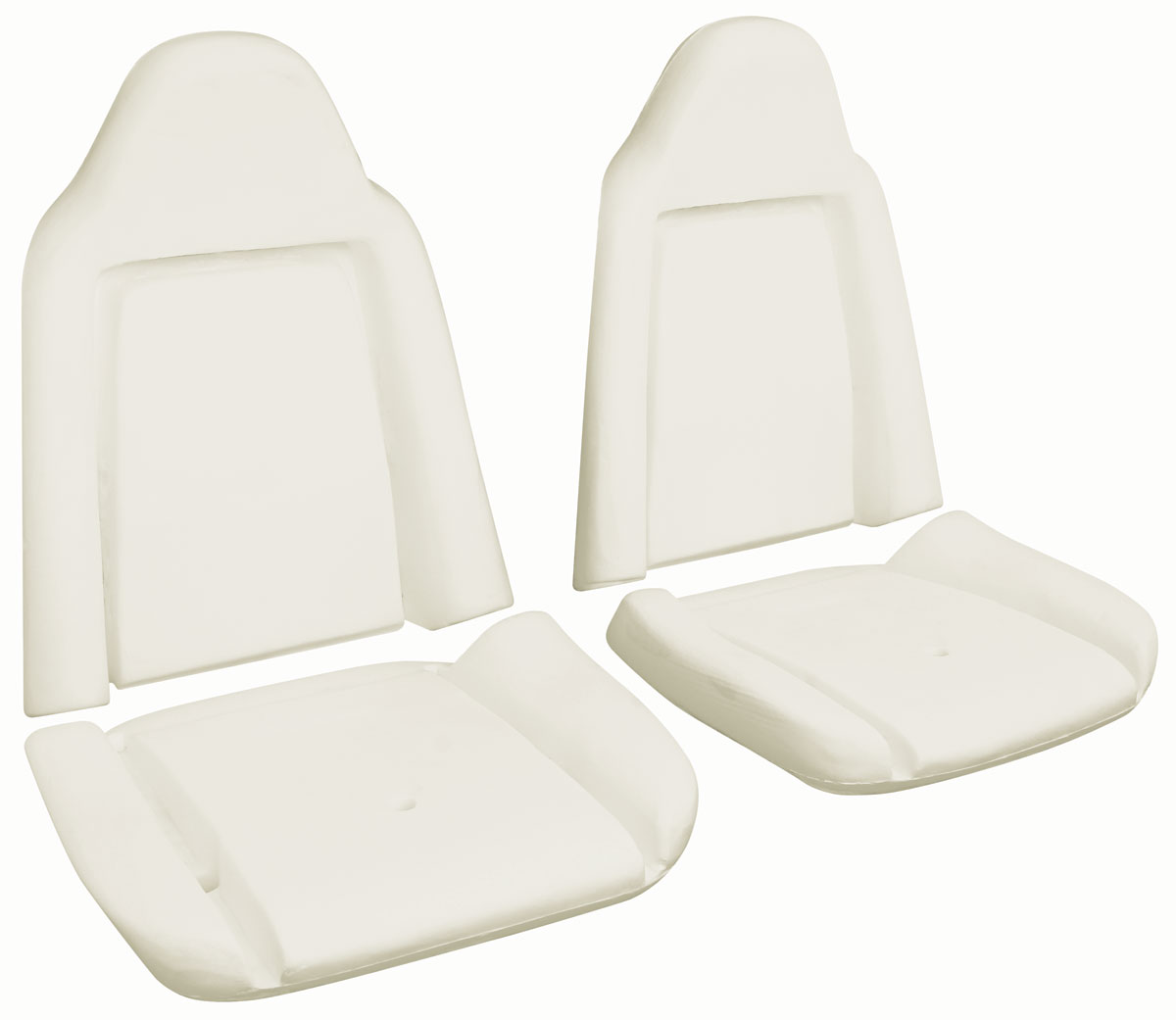 RESTOPARTS Seat Foam, 197377 GM A Body, Swivel Bucket, Pair