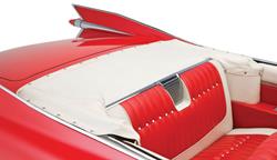 Boot, Convertible Top, 1959-60 Cadillac/Bonneville/Catalina, 28 Snaps Installed