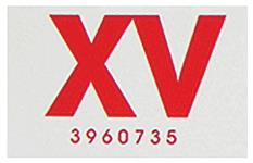 Decal, 1970 Cutlass, Frame Code XV, Convertible, GM# 3960735