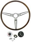 Steering Wheel Kit, Walnut, 1967-68 Chevelle/El Camino/Truck, 1967-69 Corvair