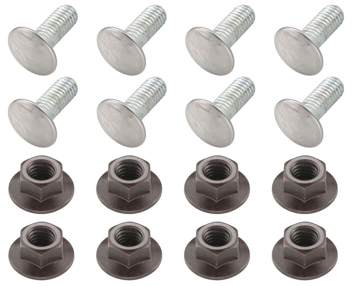 #94 GM Bumper Bolts 7/16-14 x 1 With OE Style Nuts 4 Pack