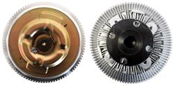 Fan Clutch, 1964-68 Pontiac, OEM Style, 6" Diameter, 2-5/8" Mount Plate To Edge