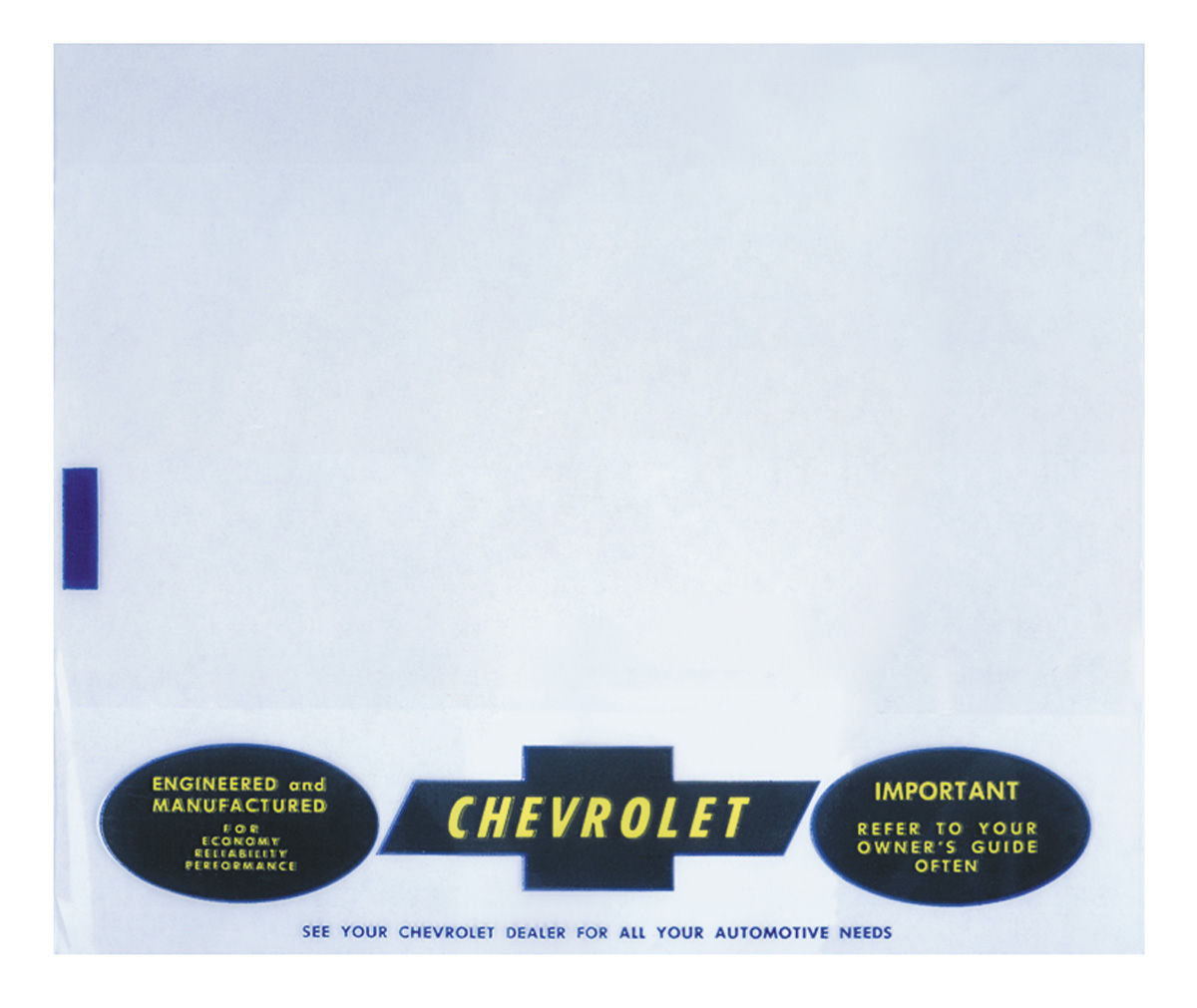 Chevrolet Owners manual Bag for 1968 to 1972 