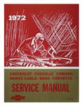Service Manual, Chassis, 1972 Chevrolet