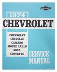 Service Manual, Chassis, 1974 Chevrolet