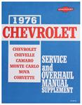 Service Manual, Chassis, 1976 Chevelle/El Camino/Monte Carlo